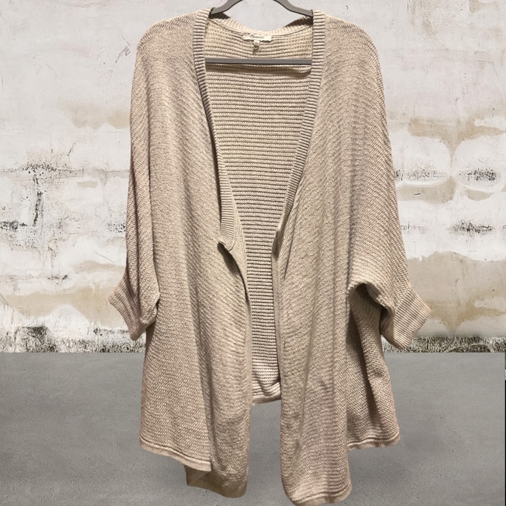 Madewell Open Front Cardigan Sweater